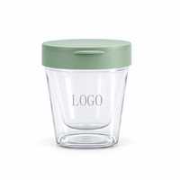 Pot cosmétique vide en acrylique PE double couche en forme de crème glacée de 200 g avec cuillère pour gommage corporel, crème, masque capillaire