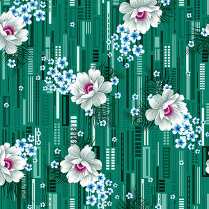 Vestido Personalizado para Mujer, Poliéster 130 g/m², Material Grueso Koshibo, Tela Crepé Koshibo, Diseño Floral con Impresión Digital - Product Image 4