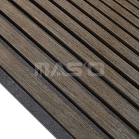 Comovy Vente directe d'usine Panneau acoustique en feutre de polyester Akupanel Extérieur Imperméable Écologique Décoration intérieure Lamelles de bois AKU