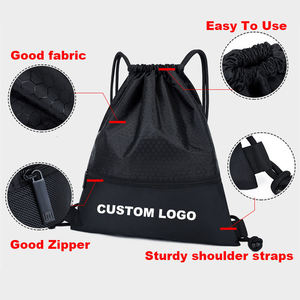 Mochila con Cordón Ajustable, Resistente al Agua, de Tela Oxford, para Trabajo, Deportes y Viajes, Se Aceptan Logotipos Personalizados - Product Image 2