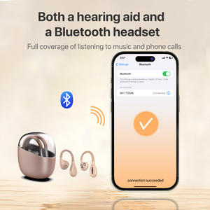Meilleures ventes d'aides auditives BTE ouvertes rechargeables Bluetooth, une paire d'aides auditives médicales pour les personnes âgées, les adultes et les personnes âgées - Product Image 6