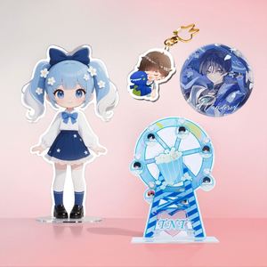 Set de Regalo Conmemorativo de Acrílico Transparente Personalizado, Estilo Anime K-Pop - Product Image 2