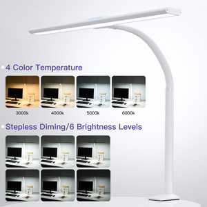 40W 6500lux Architect Gooseneck <strong>LED</strong> Desk <strong>Lamp</strong> Office Light Large Bright Dimming for Workbench Studio Monitor <strong>Computer</strong> - Product Image 3