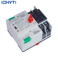 CHYT top 10 ats commutateur de transfert automatique, fournisseurs d'usine 32A, 50A, 63A,100A 2P 8KV AC690V AC400V contrôleur prix