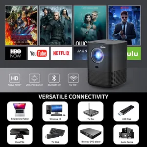 Proyektor Home Theater Portabel Populer, Proyektor Home Theater Portabel Led 1080P Hd Mini Harga Murah Penjualan Laris