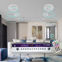 Amplificateurs YATAO 5.1 canaux et haut-parleurs de plafond de 6 pouces, système audio domestique, amplificateur de haut-parleurs de plafond à vendre