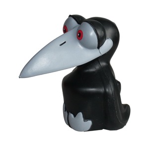 Juguete Decorativo de Cuervo Sentado en PU, Artesanía de Resina, Decoración para Sala de Estar, Halloween - Product Image 1