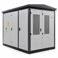 Poste de transformation compact de type boîtier 10KV 0.4KV préfabriqué 200-1600KVA Installation rapide