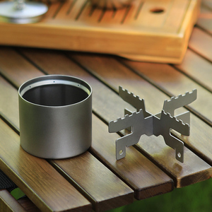 Réchaud à alcool en titane avec support en croix, réchaud à alcool portable, brûleur à alcool léger, brûleur à spiritueux, réchaud de <span class=keywords><strong>camping</strong></span> - Product Image 5