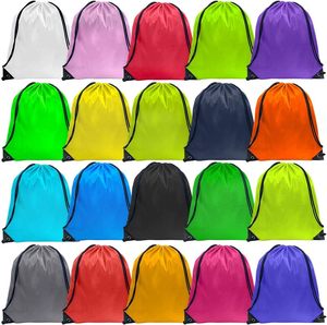 Magasin de cordon en nylon polyester promotionnel en gros d'usine et sacs à dos personnalisés - Product Image 2