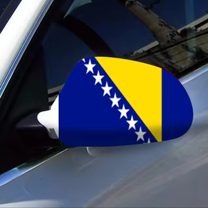 Bandera Personalizada de <span class=keywords><strong>Bosnia</strong></span> y Herzegovina de 115x155cm, con Elástico para Cubrir el Espejo Retrovisor y el Capó del Coche - Product Image 2