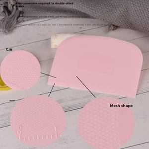 Non-Slip Bakeware Decorating Tools <b>Plastic</b> Flexible Bowl Scraper Sharp <b>Edge</b> & Angles Cake Scraper with Measurement - Product Image 3
