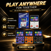 Console de jeu portable J36 Ultra avec écran tactile IPS de 3,5 pouces, Android, WiFi, Type-C, Octa-Core, 8 Go de ROM