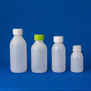 Medicine <b>Bottle</b> with Child-Resistant Cap for Pharmaceutical Syrup & Supplement Packaging - Product Image 3