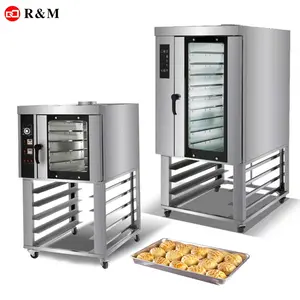 Gas 5 Trays Kitchen Chefs Industrial Ovens Combi Steam Oven Gas Combi Oven Baking Commercial Convection Bread With Proofer China