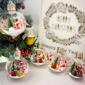 Palline di <span class=keywords><strong>Natale</strong></span> LED Personalizzate all'Ingrosso con Disegno Interno Sublimato per Decorazioni Festive - Product Image 1