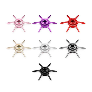 Pool Blade Lure Baitnet Reel Star-Shaped Aluminum Alloy Six-Star Drag Wrench Fishing Reel DIY Modification Wholesale - Product Image 2