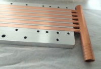 Plaque en aluminium haute fréquence avec radiateur en tube de cuivre en plaque refroidie à l'azote liquide