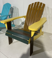 Fournisseur de meubles de haute qualité, chaise Adirondack rouge, chaises Adirondack en plastique d'extérieur