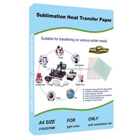 Papier et film de transfert par sublimation format A4 A3 100g 120g 125g pour designs personnalisés pour imprimante jet d'encre