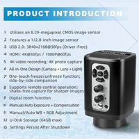 Kamera Mikroskop Video 4K HD Grosir Pabrik untuk Perbaikan dan Inspeksi