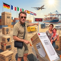 Agent d'expédition DDP Chine-Europe pour ventilateur électrique portable avec compresseur, service de transitaire aérien, maritime et ferroviaire