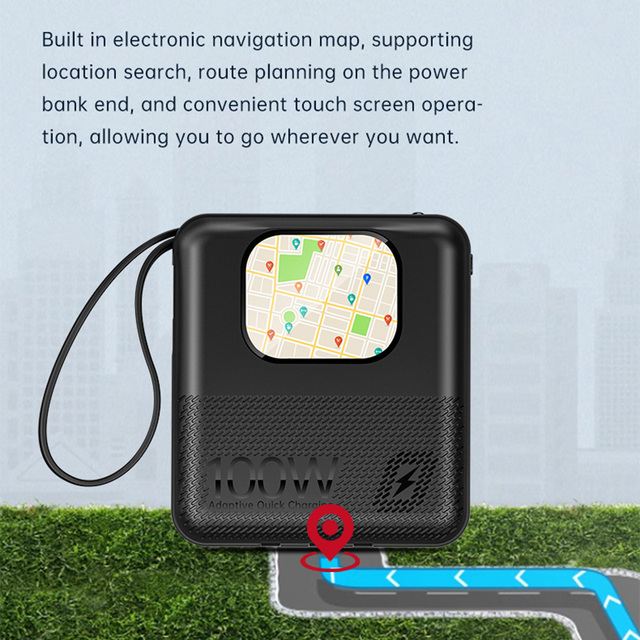 Smart AI Portable Mini Phone Call Music Play Recording Fast Charging 22.5W Power Bank with LED Display