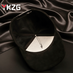 قبعة بيسبول عالية الجودة من 5 قطع مصنوعة من الجلد المدبوغ للأعمال والجولف، مزينة بأحجار الراين اللامعة بنمط شبحي، قبعة مكسيكية 31 إل ماجو داني - Product Image 4