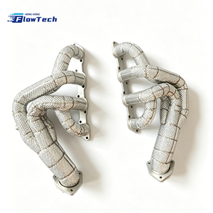 ส่วนหัวท่อร่วมไอเสียที่มีประสิทธิภาพการไหลสูงสำหรับ F136E F430เฟอร์รารี V8 4.3L สแตนเลส304พร้อมเกราะป้องกันความร้อน - Product Image 3