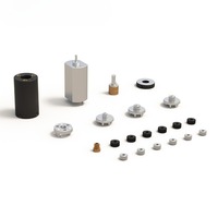 Mini moteur pas à pas à engrenages de 3,4 mm avec vis mère et engrenage à vis sans fin, micro-moteur DC à vitesse réglable pour solutions d'automatisation personnalisées