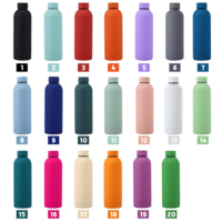 Gobelet isotherme en acier inoxydable à double paroi, écologique, à petite ouverture, avec logo personnalisé et couleur personnalisée, bouteille d'eau de 500 ml