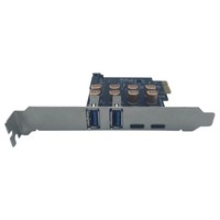 New G-karve Powered High-Speed Expansion Card with Fan for Desktop Computer Type-C + USB-A 3.0 PCI-E Graphics Card Interface