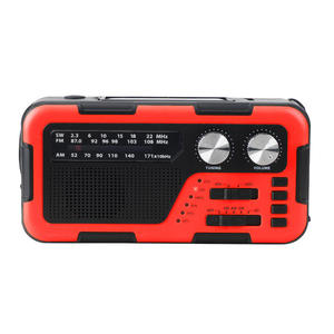 Solar-Powered NOAA Emergency Radio, AM/FM/SW with Hand Crank & Power Bank - Product Image 4
