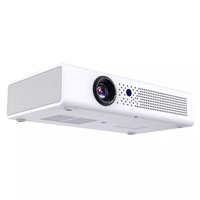 Mini projecteur V6 600 lumens ANSI, projecteur intelligent Android TV 4K 2K 1080P, projecteurs holographiques 3D avec 2.4/5G Proyector