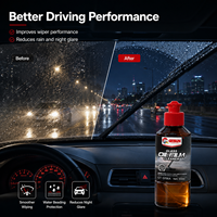 Getsun Crema Limpiadora de Película de Grasa para Vidrios con Óxido de Cerio, Pulidor de Parabrisas, Limpiador sin Rayones para Ventanas de Automóviles, Cuidado de la Visibilidad