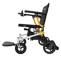 Fauteuil roulant électrique pliable ultra-léger en alliage de magnésium de 12 kg, moteur sans balais, chaise de mobilité de voyage, fauteuil roulant compact à propulsion électrique