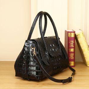 Bolso de mano para mujer 2026, nuevo diseño de cocodrilo, cierre de solapa, bolso de hombro cruzado, estilo informal de alta gama - Product Image 3