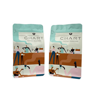 卸売BolsasParaカフェコーヒーリサイクル可能な12オンス5ポンドコーヒーバッグパッケージ平底コーヒーバッグ - Product Image 3