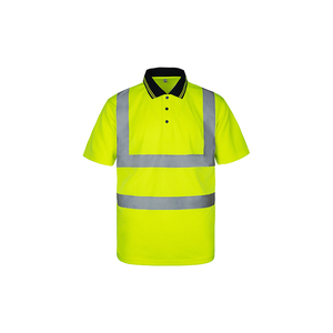 Camisetas de Trabajo Transpirables de Alta Visibilidad ANSI CE, Ropa de Seguridad para la Construcción e Ingeniería, Camisetas de Seguridad Reflectantes - Product Image 1