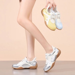 Zapatillas Retro para Mujer, Estilo Bowling Vintage, Zapatos Casuales con Suela de Goma, Plantilla de Piel de Cerdo, Estilo Slip-on - Product Image 4