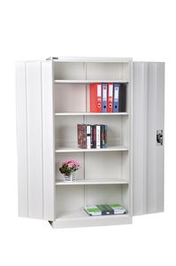 <span class=keywords><strong>Armoire</strong></span> de rangement en métal à 2 portes, <span class=keywords><strong>armoire</strong></span> de rangement en métal avec 4 étagères mobiles, <span class=keywords><strong>prix</strong></span> de gros - Product Image 4