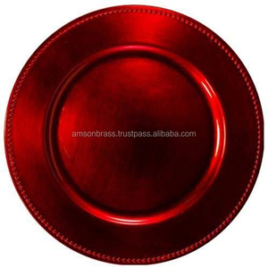 Handmade Charger <b>Plate</b> for Home and Hotel Wedding <b>Decoration</b> Charger <b>Plate</b> Round Shape Kitchenware Designer - Product Image 4