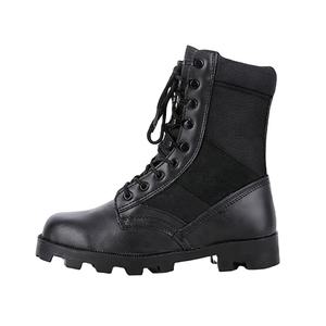 Bottes de combat en cuir véritable pour hommes <span class=keywords><strong>pas</strong></span> <span class=keywords><strong>cher</strong></span> prix été cheville hauteur caoutchouc chaussures d'hiver pour la saison d'hiver - Product Image 2