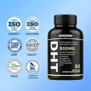 Capsules de suppléments de biotine et de palmier nain OEM/ODM pour la croissance saine des cheveux, vitamines, bloqueur de DHT, suppléments à base de plantes, végétaliens, pour des cheveux forts - Product Image 3