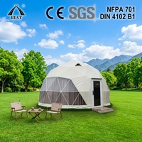 Dôme géodésique de luxe pour hôtel-resort de glamping