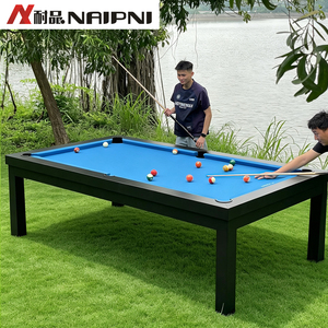Nouvelle arrivée : <span class=keywords><strong>table</strong></span> de <span class=keywords><strong>billard</strong></span> <span class=keywords><strong>convertible</strong></span> de 9 pieds avec poches en plastique, cadre en aluminium, utilisation extérieure toutes saisons - Product Image 5