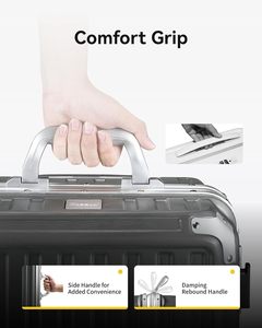 <span class=keywords><strong>Valise</strong></span> personnalisée avec roulettes pivotantes, cadre en <span class=keywords><strong>aluminium</strong></span>, coque rigide en <span class=keywords><strong>polycarbonate</strong></span> sans fermeture éclair, bagage de voyage - Product Image 5