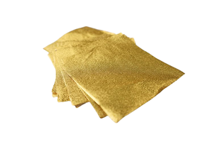 Food Packaging Chocolate Wrapping Paper <b>Laminated</b> Gold Aluminum Foil <b>Sheet</b> - Product Image 3
