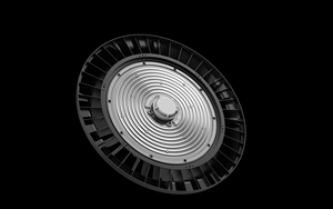 Luminaire industriel UFO à haut rendement lumineux, SMD2835, en aluminium moulé sous pression, IP65, température de couleur 5000K, certifié ETL, pour intérieur - Product Image 4