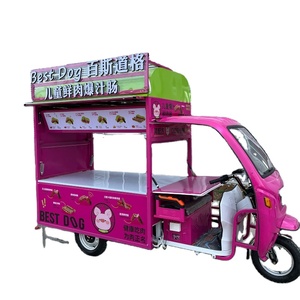 Đầy đủ trang bị thép không gỉ di động bánh Pizza nhà hàng Trailer 220V Snack thực phẩm towable xe tải cho nhà máy sử dụng - Product Image 1